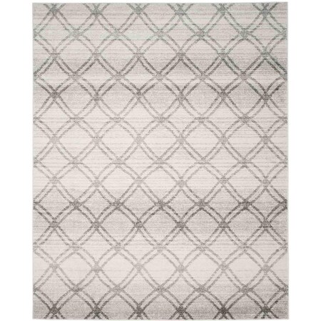 Safavieh Adirondack Power Loomed Large Rectangle Rugs, Silver and Charcoal - 8 x 10 ft. ADR105P-8
